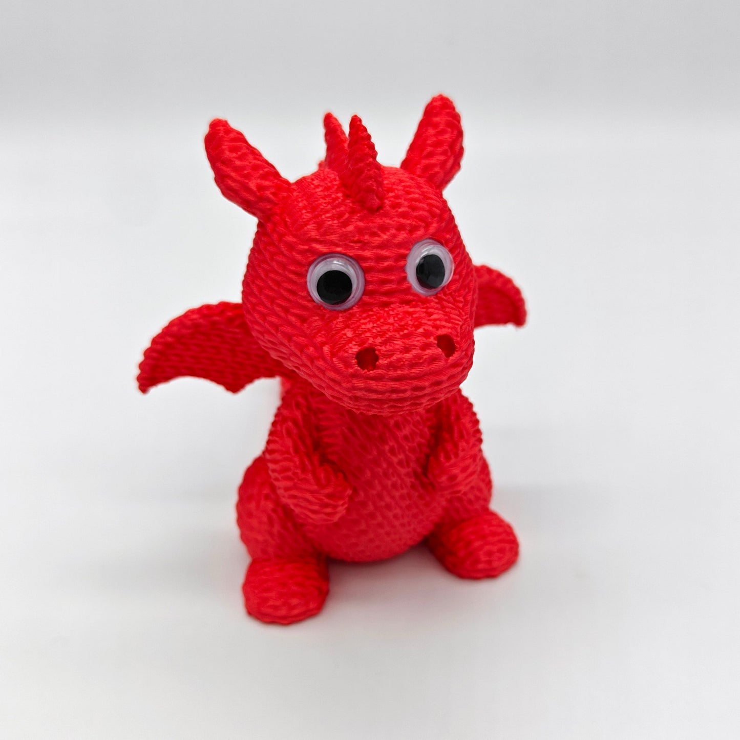 Crochet-style Welsh Dragon