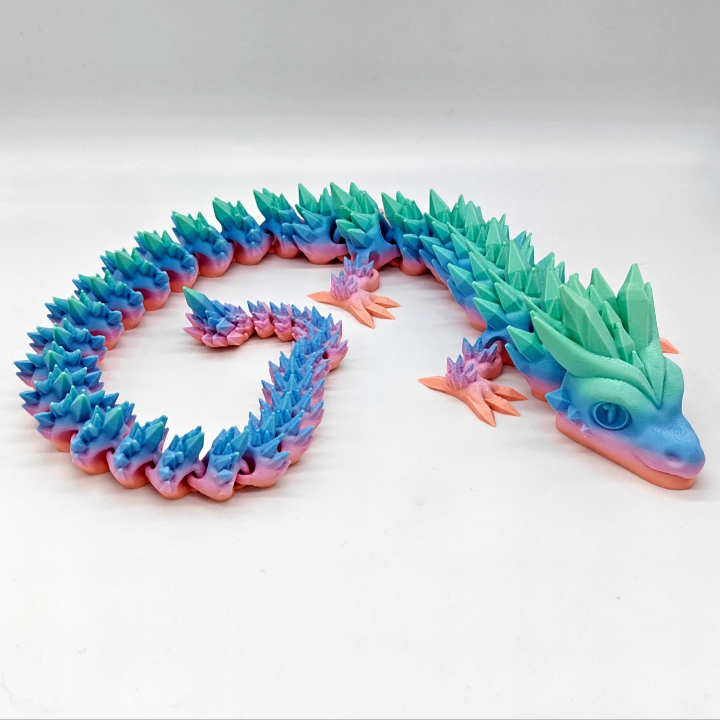 Rainbow crystal dragon