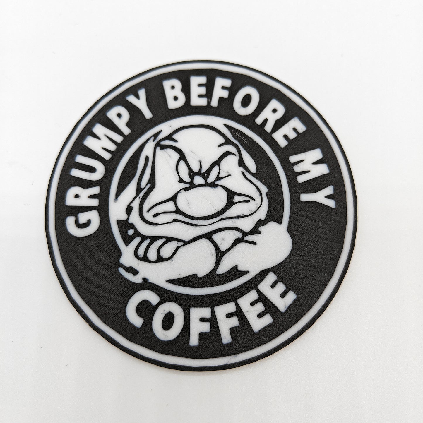 Grumpy Before My Coffee Coaster (BLEMISHED)