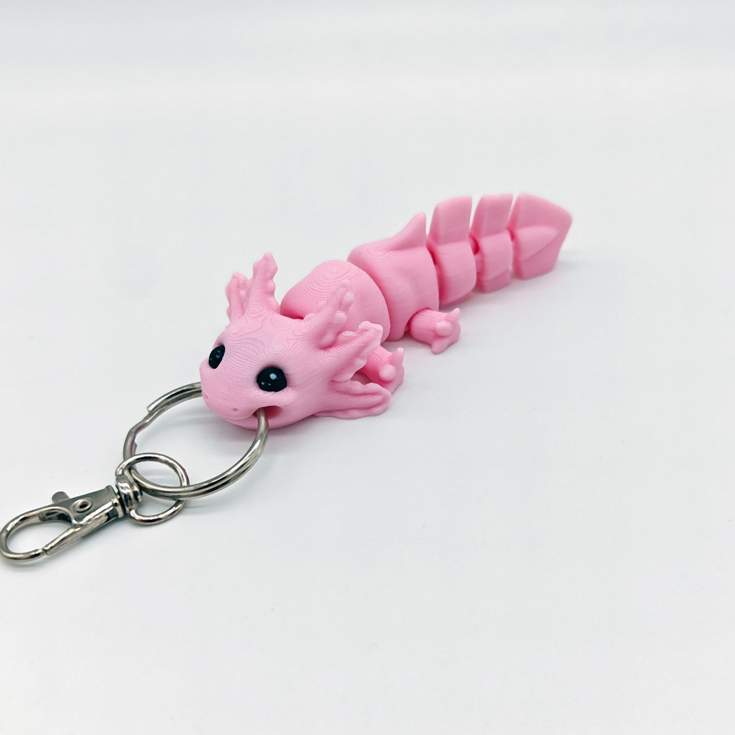 Articulated Animal Keyring - Axolotl