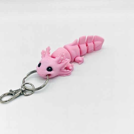 Articulated Animal Keyring - Axolotl