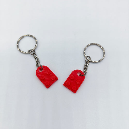 Heart Brick Keyring