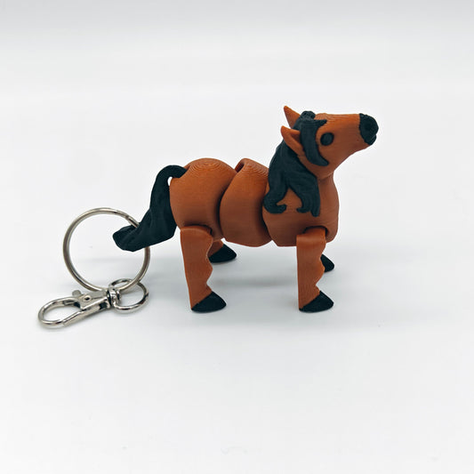 Articulated Animal Keyring - Horse