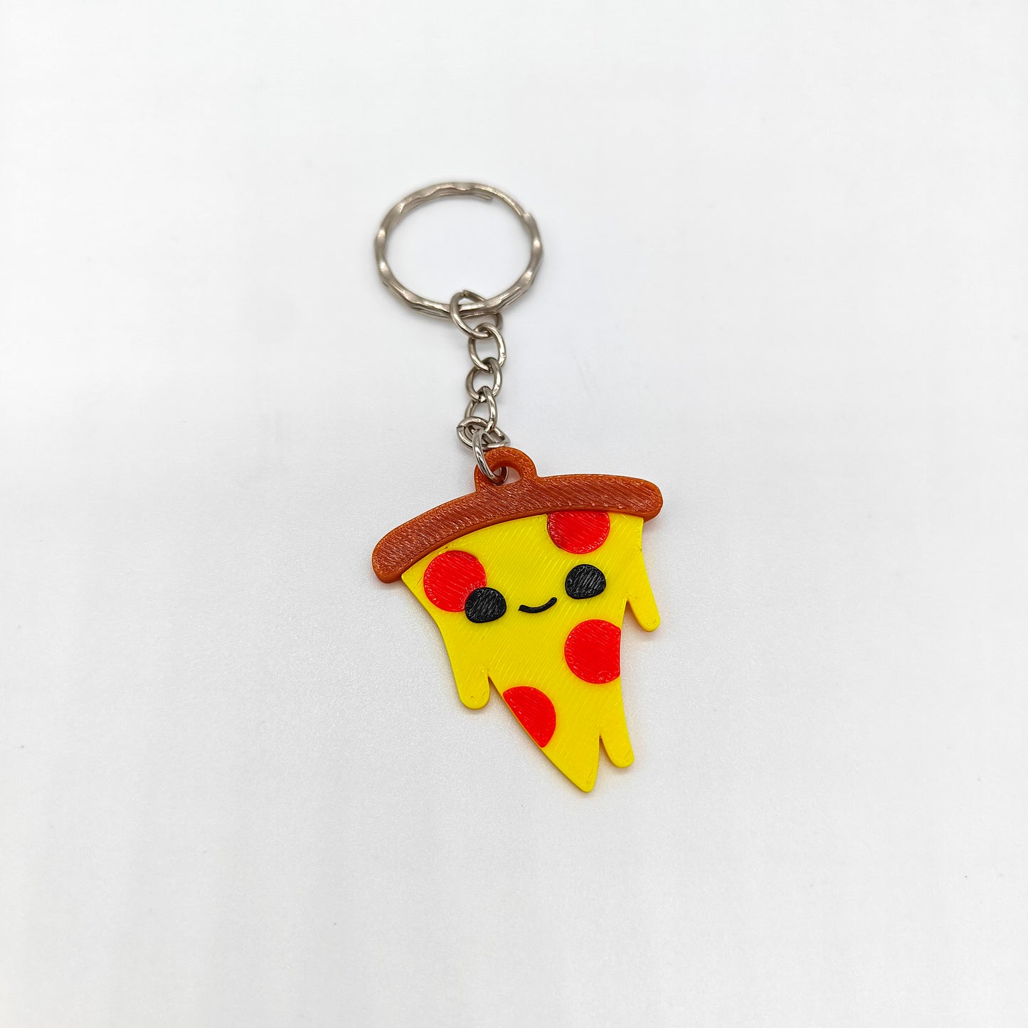 Happy Pizza Keyring
