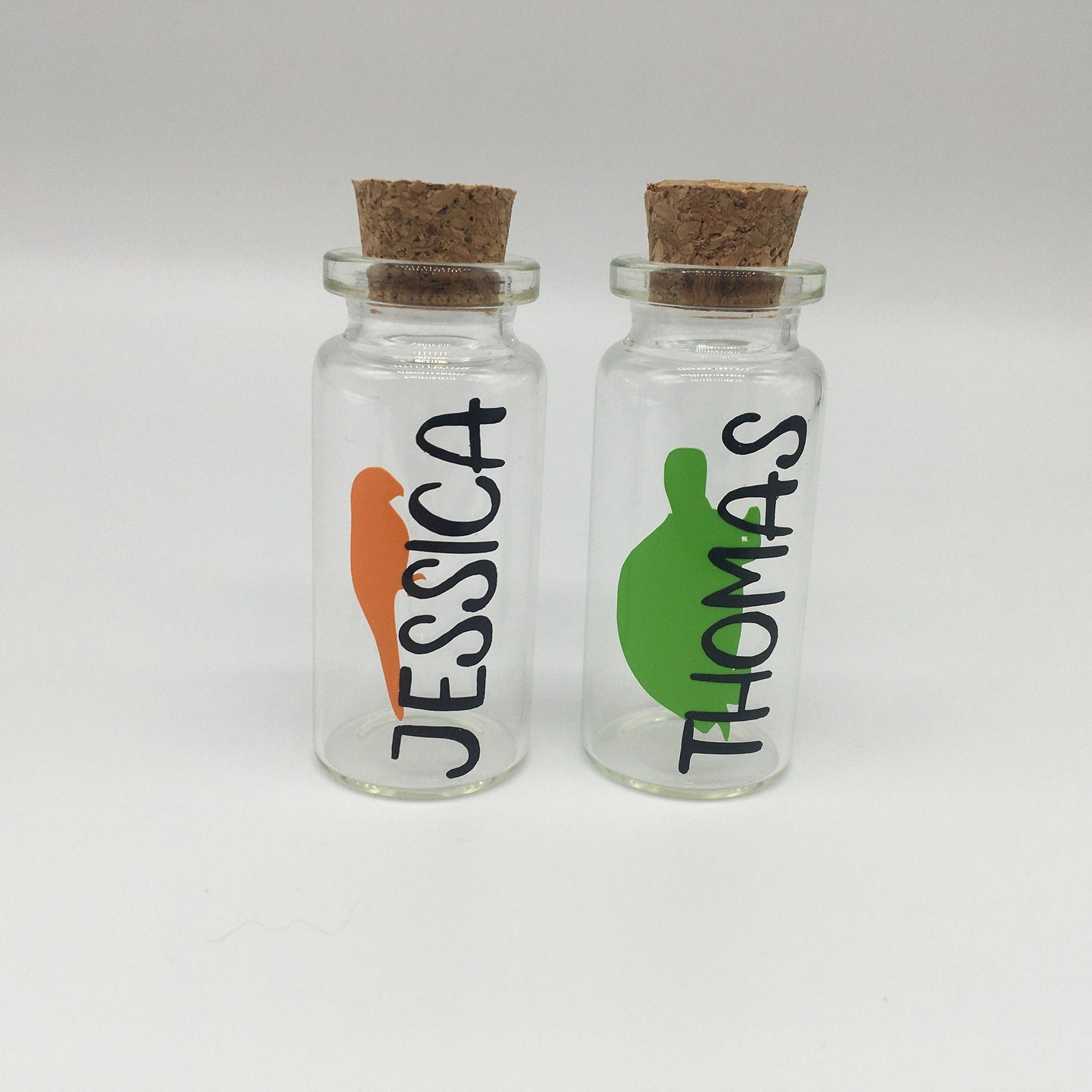 Personalised Pet Memorial Miniature Glass Bottle