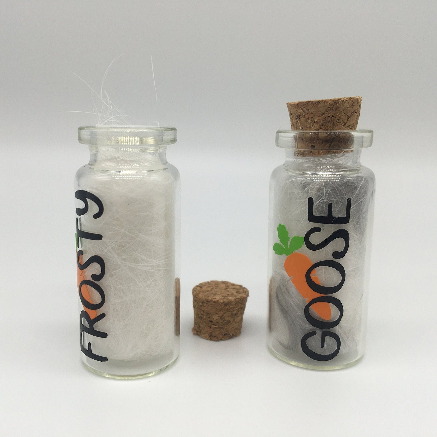 Personalised Pet Memorial Miniature Glass Bottle