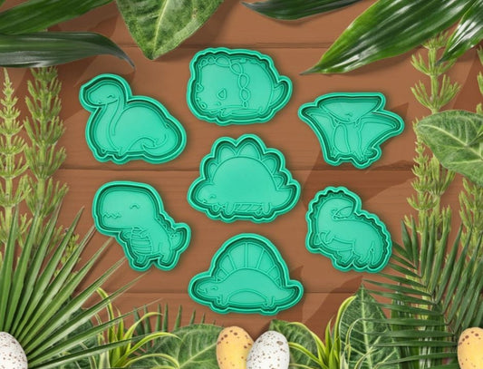 Dinosaur Cutter & Stamp Set