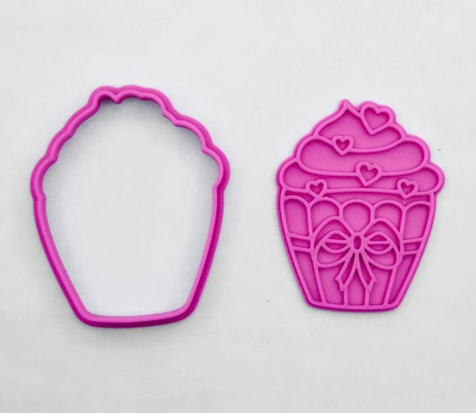 Cupcake Cutter & Stamp Set