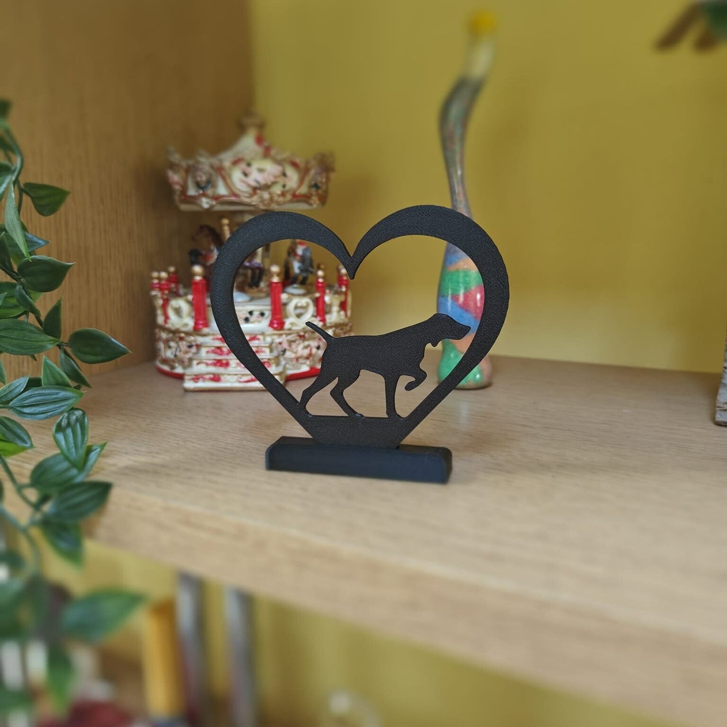 Dog Silhouette Decoration