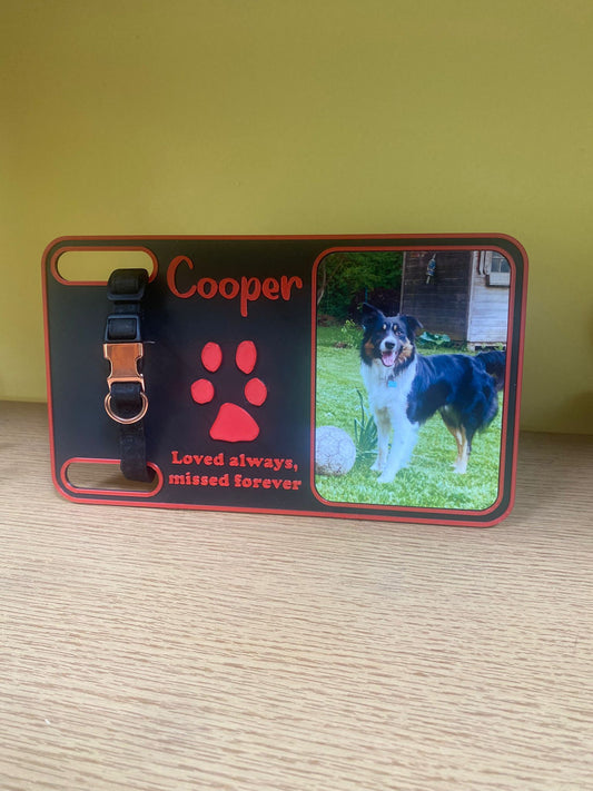 Large Pet Remembrance Photo Frame