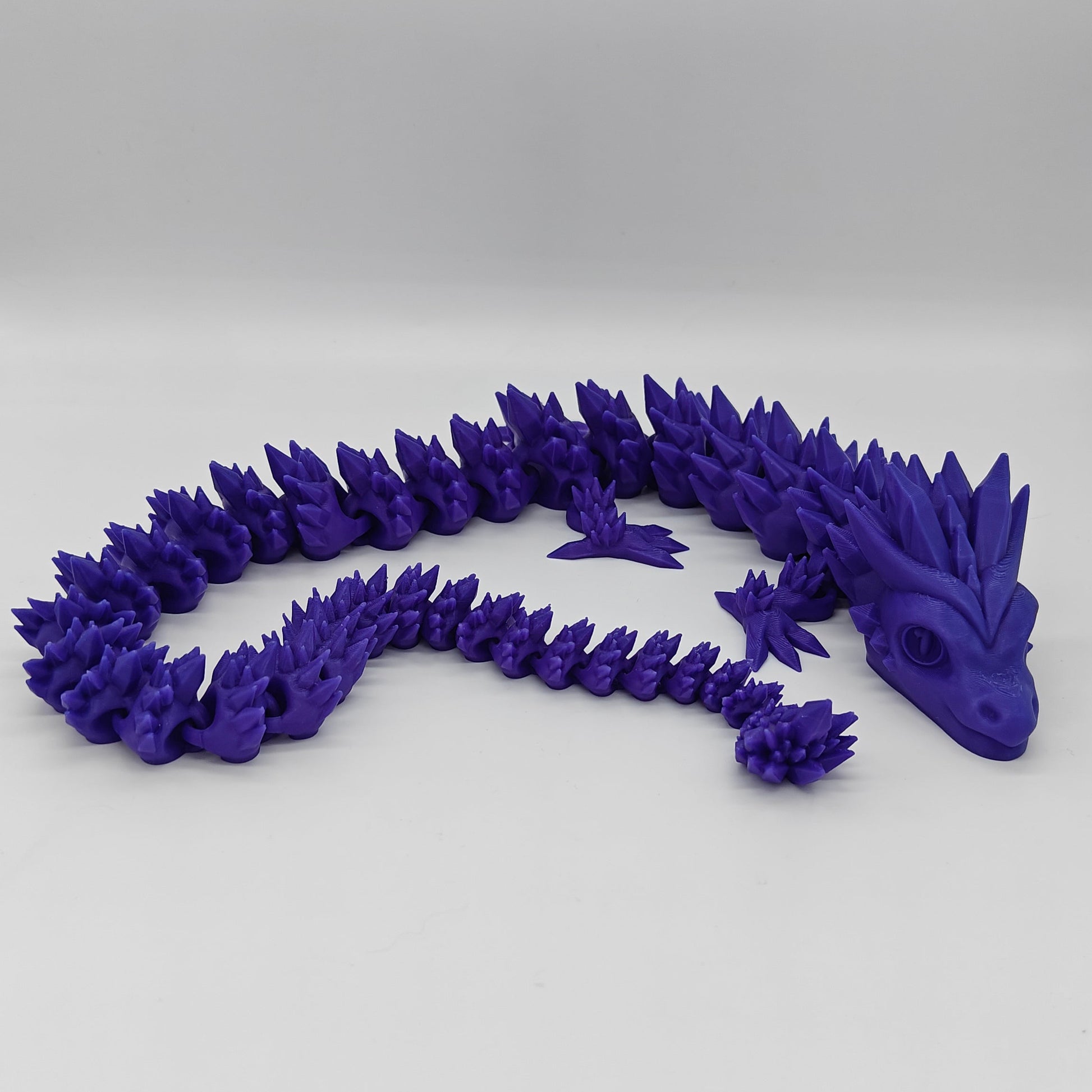Purple crystal dragon
