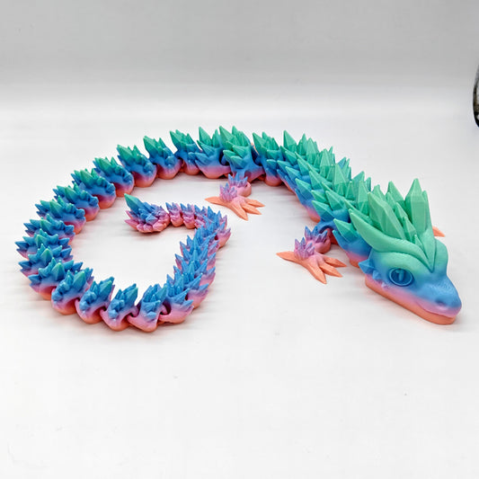 Rainbow crystal dragon