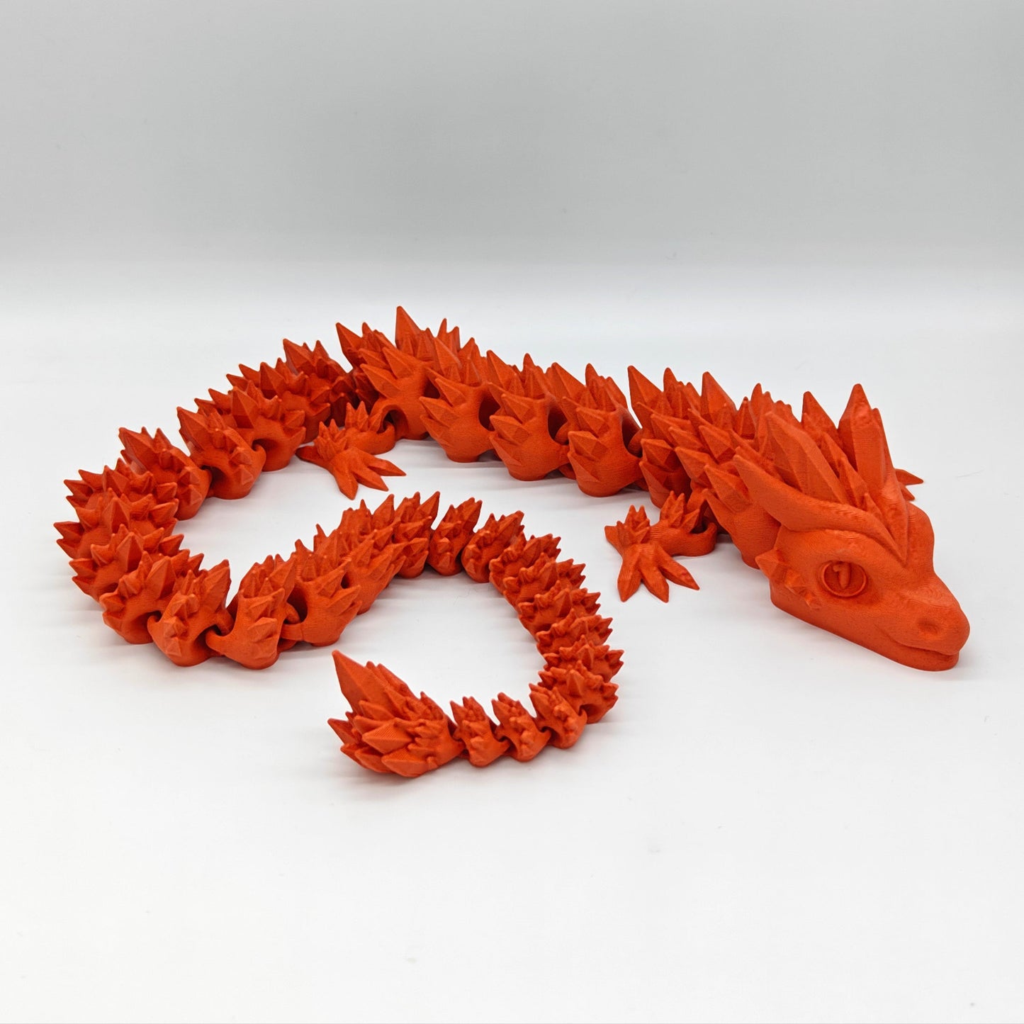 Terracotta crystal dragon