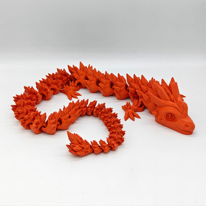 Terracotta crystal dragon