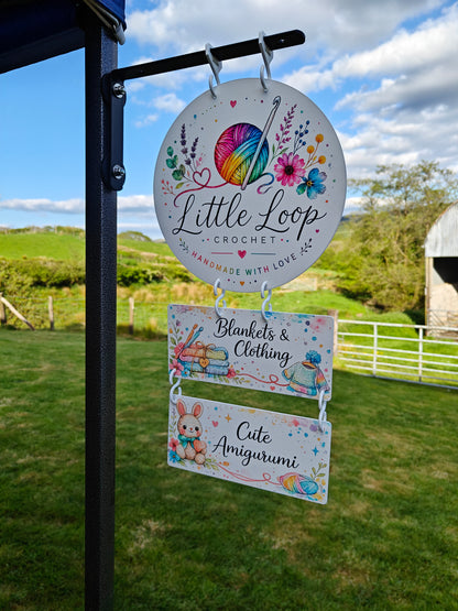 Personalised Full Colour Hanging Business Sign