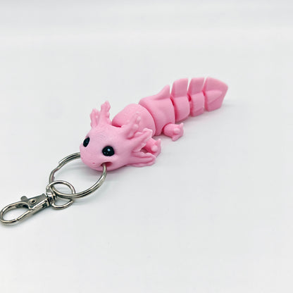 Articulated Animal Keyring - Axolotl