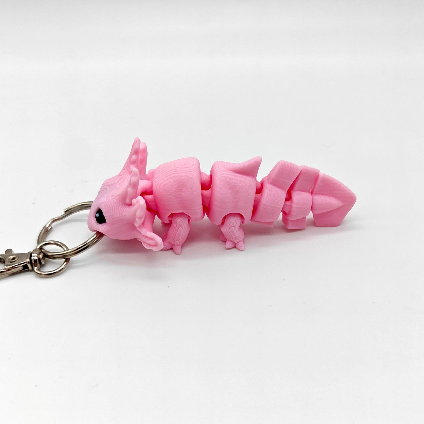 Articulated Animal Keyring - Axolotl