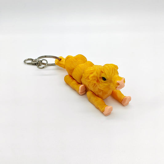 Highland Cow Keyring