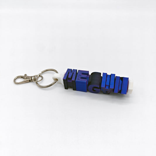 Personalised Name Fidget Keyring