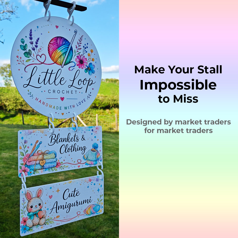 Personalised Full Colour Hanging Business Sign