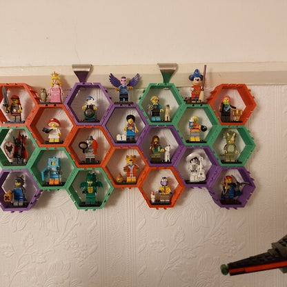 Hexagon Shelving for Funko Pops or Lego Figurines