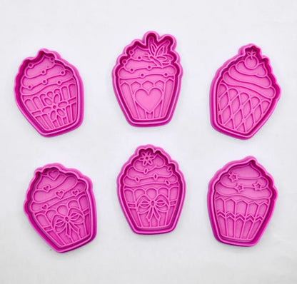 Cupcake Cutter & Stamp Set
