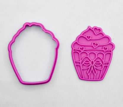 Cupcake Cutter & Stamp Set