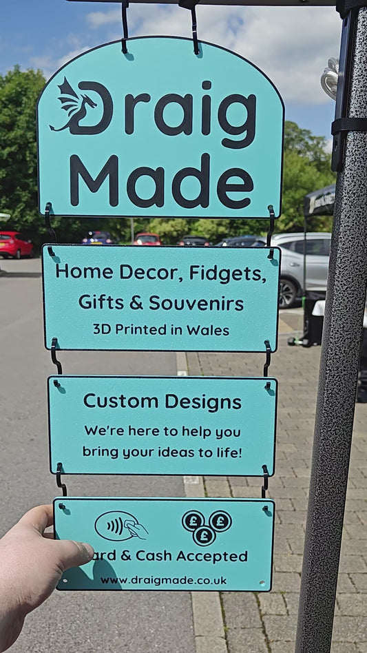 Personalised Market Stall Sign