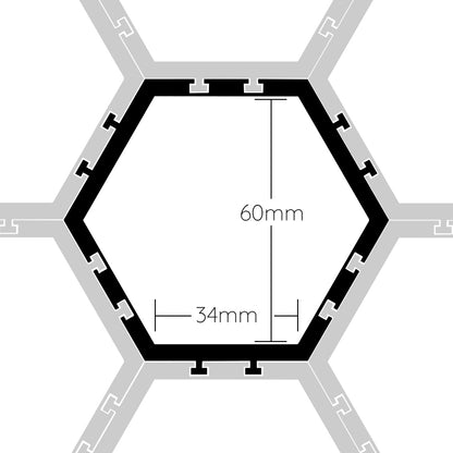 Hexagon Shelving for Funko Pops or Lego Figurines