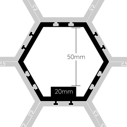 Hexagon Shelving for Funko Pops or Lego Figurines