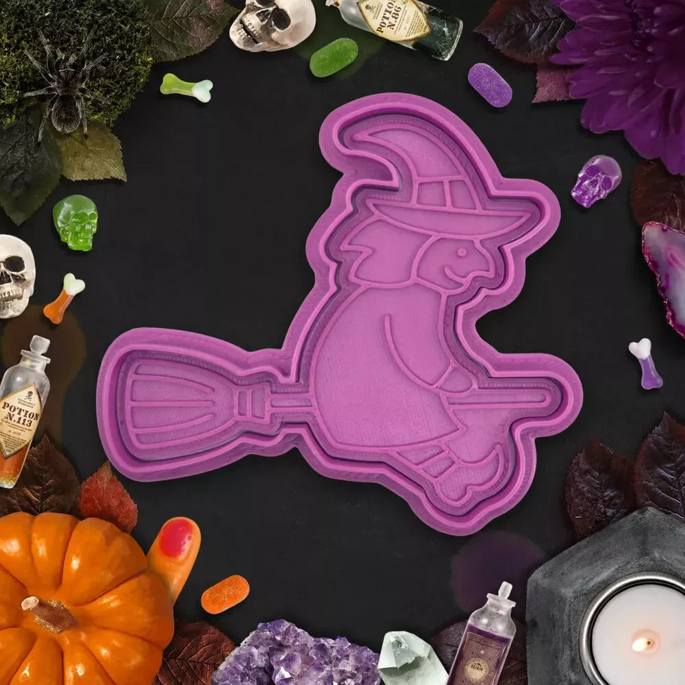Halloween Witch Cutter & Stamp Set